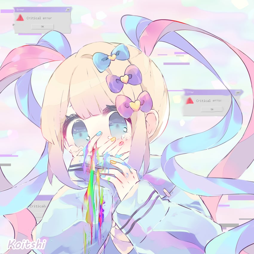 chouzetsusaikawa tenshi-chan (needy girl overdose and 3 more) drawn by koitshi