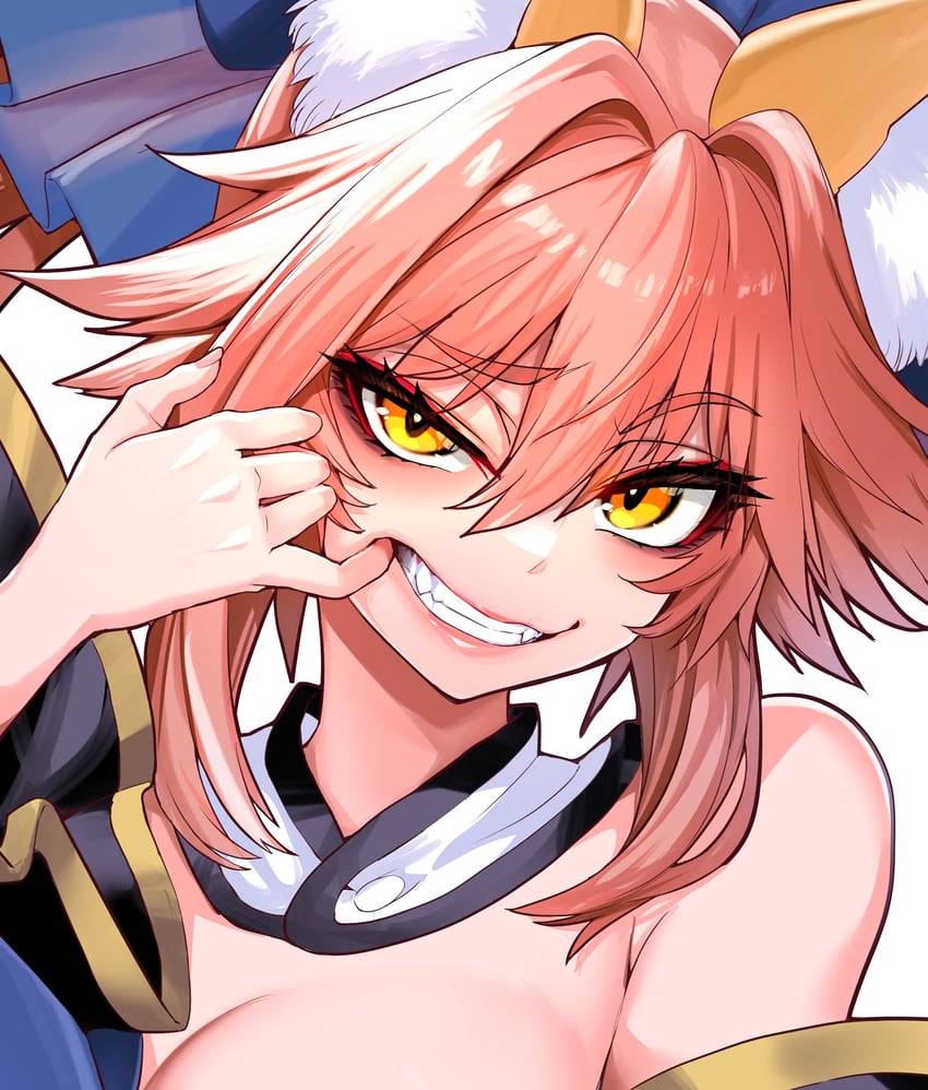 tamamo and tamamo no mae (fate and 2 more) drawn by wisespeak