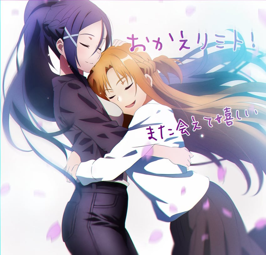 asuna and mito (sword art online and 1 more) drawn by nuguri444