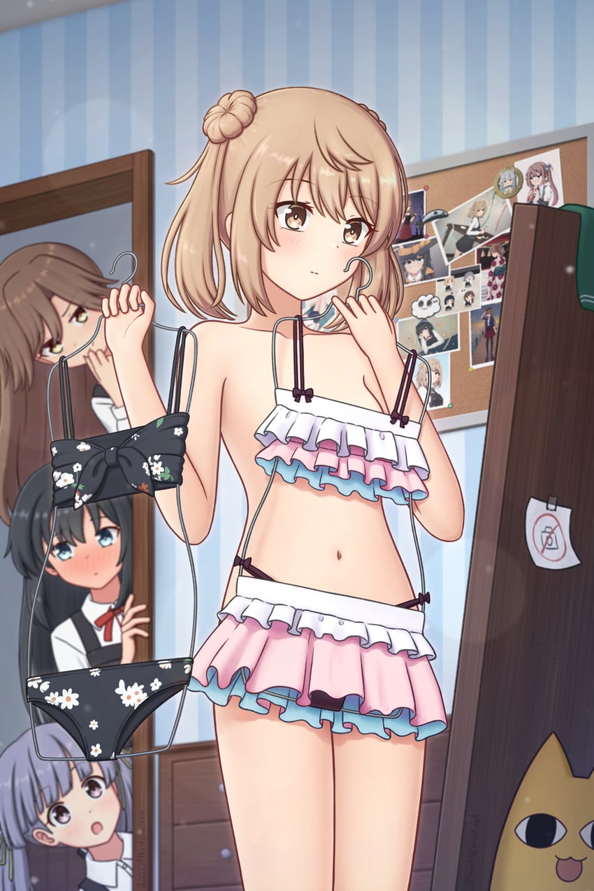 koharu, asashio, michishio, asashio kai ni, arashio, and 7 more (kantai collection and 3 more) drawn by konato_k