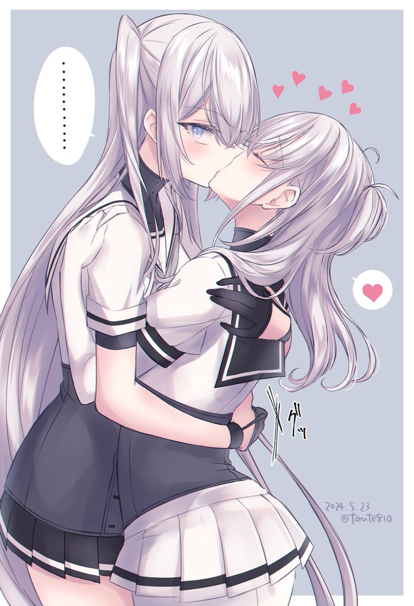 suzutsuki and fuyutsuki (kantai collection) drawn by kabocha_torute