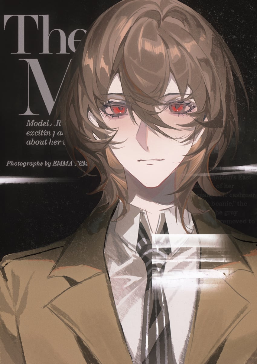 akechi gorou (persona and 1 more) drawn by baicumikuo