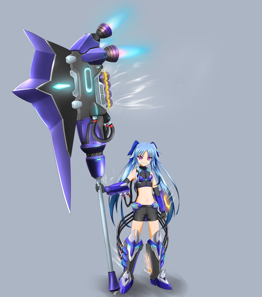 levi the slasher and vulnificus (lyrical nanoha and 1 more) drawn by oshimaru026