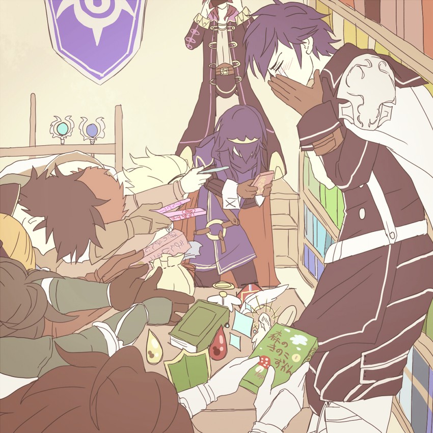 lucina, male robin, chrom, frederick, lon'qu, and 4 more (fire emblem and 1 more) drawn by wa_miyako