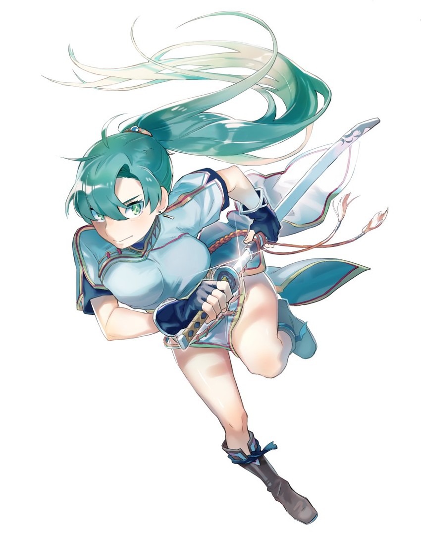 lyn (fire emblem and 1 more) drawn by aisutabetao