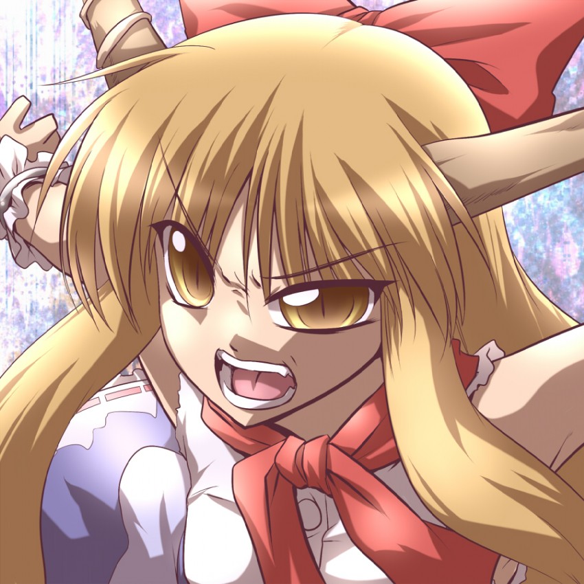 ibuki suika (touhou) drawn by yoshi_tama