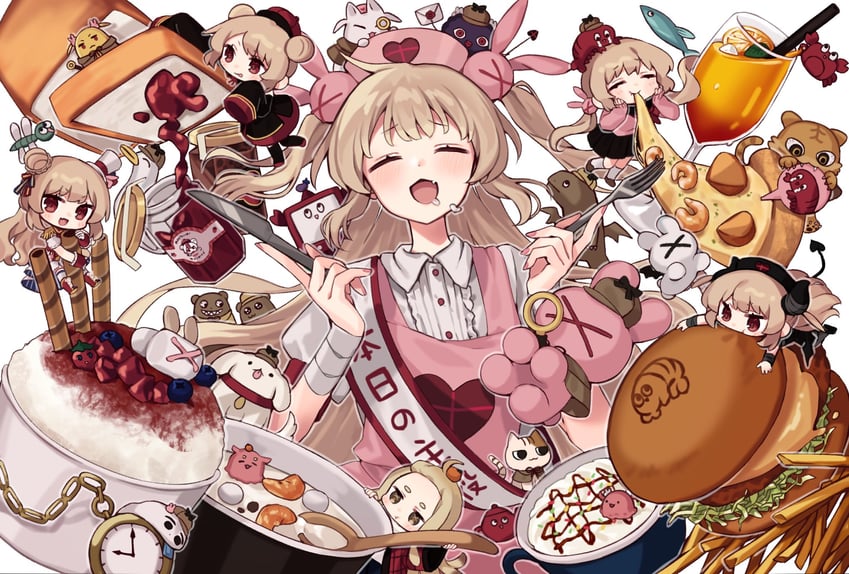 natori sana, saana-kun, and saigou r irori (sana channel) drawn by poyadi