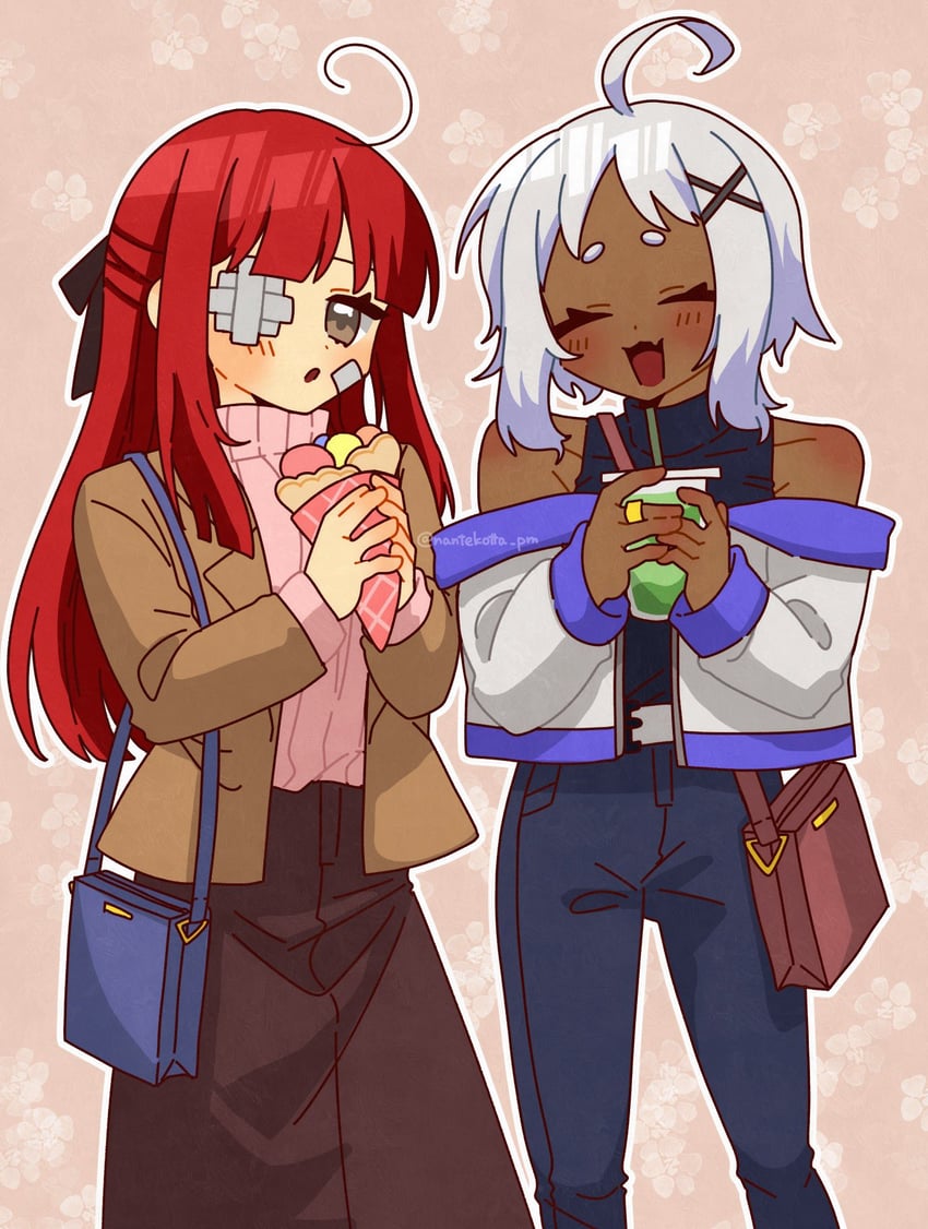 yuri and aya (project moon and 1 more) drawn by nantekottawo!!
