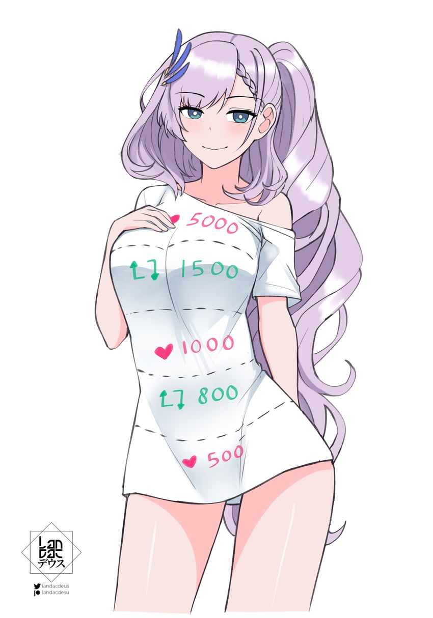 pavolia reine (hololive and 1 more) drawn by landacdeus