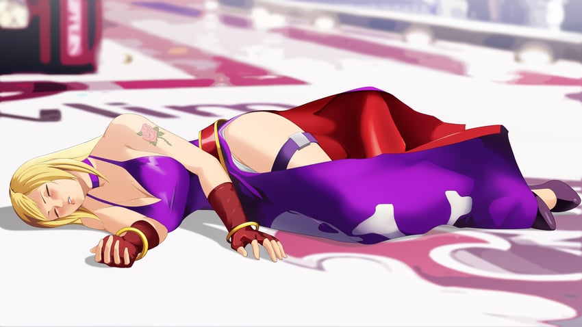 b. jenet (the king of fighters and 3 more) drawn by a-ru_(dn1217)