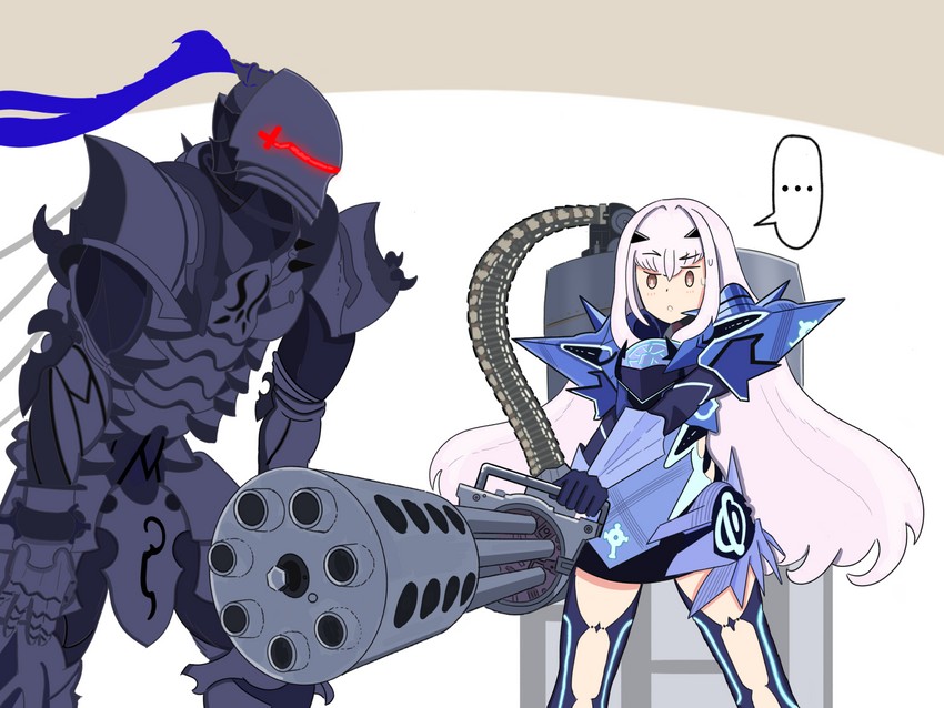 melusine and berserker (fate and 2 more) drawn by raisa23