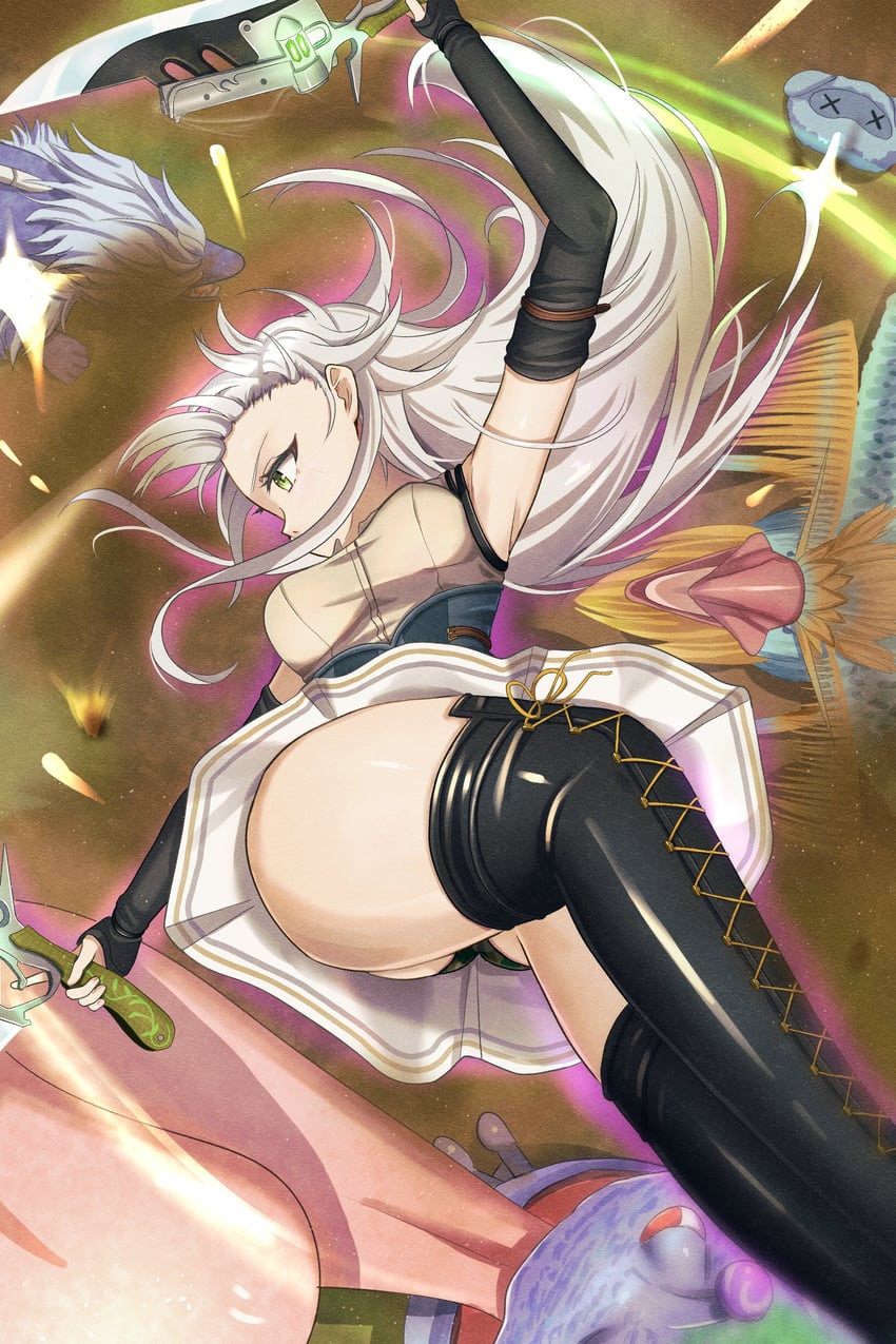 fie claussell (eiyuu densetsu and 2 more) drawn by witch_f