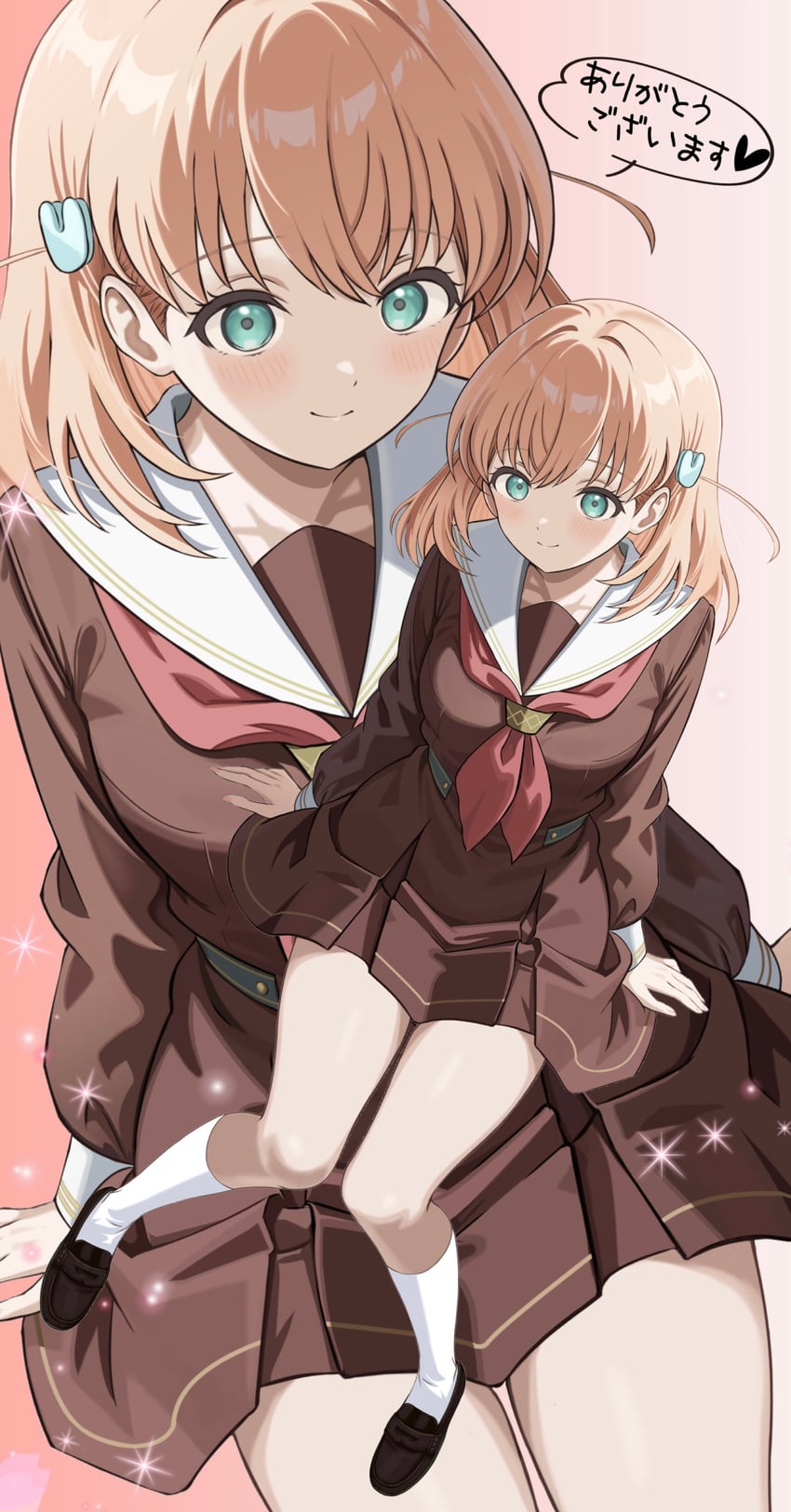 hinoshita kaho (love live! and 1 more) drawn by zaofeng