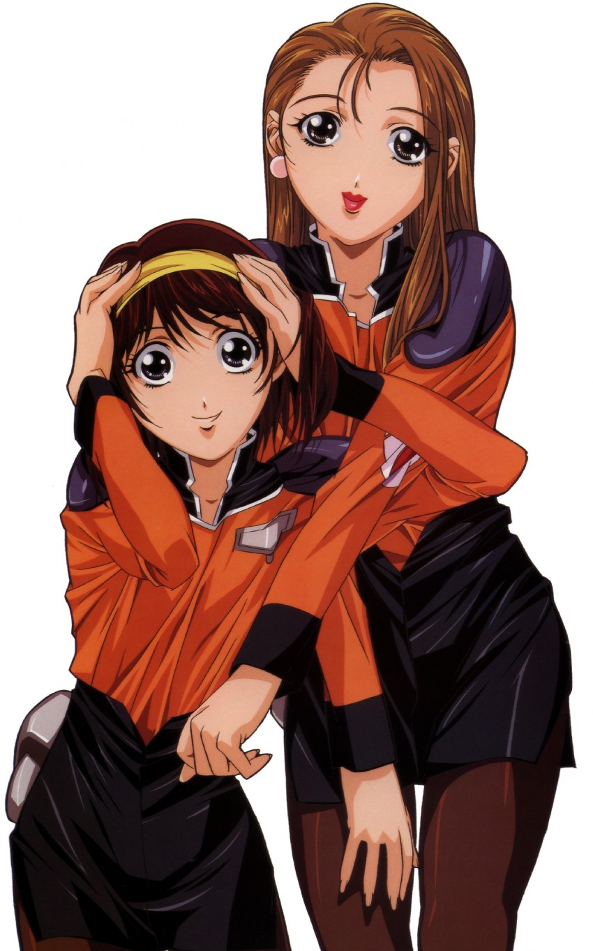 haruka minato and shiratori yukina (kidou senkan nadesico and 1 more) drawn by gotou_keiji