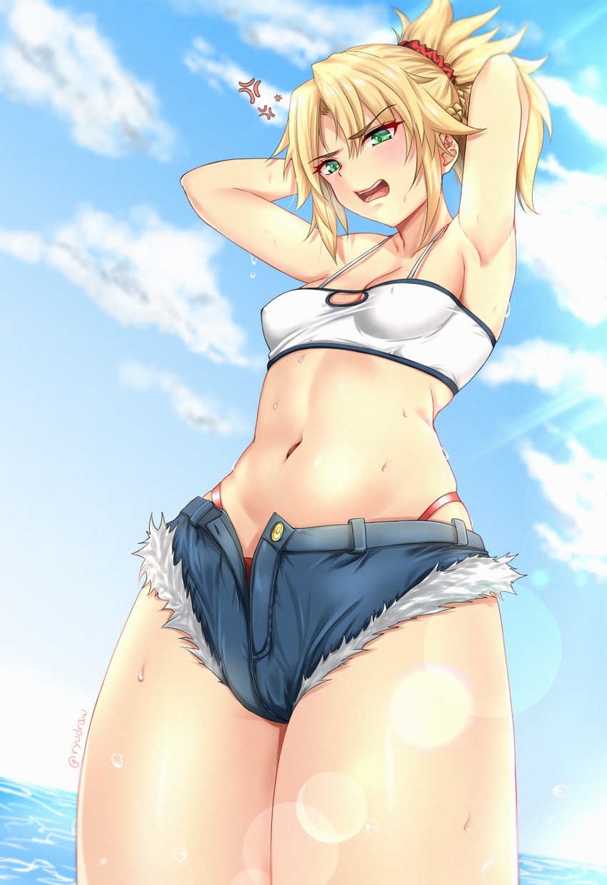 mordred (fate and 2 more) drawn by ryudraw