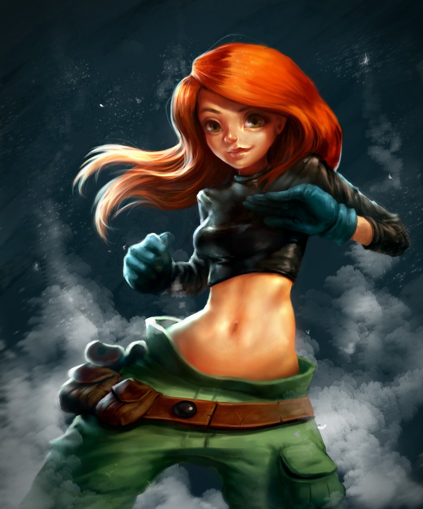 kim possible (kim possible) drawn by iruuse