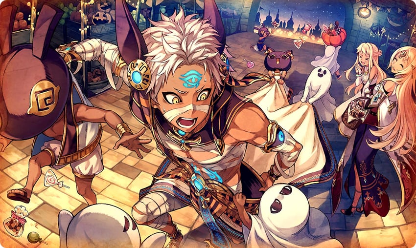 anubis, medjed, ramses, and nefertiti (ta ga tame no alchemist)