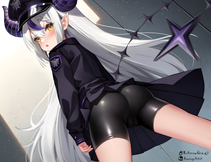 la+ darknesss (hololive) drawn by yoko-chan_(mijizukeyoko)