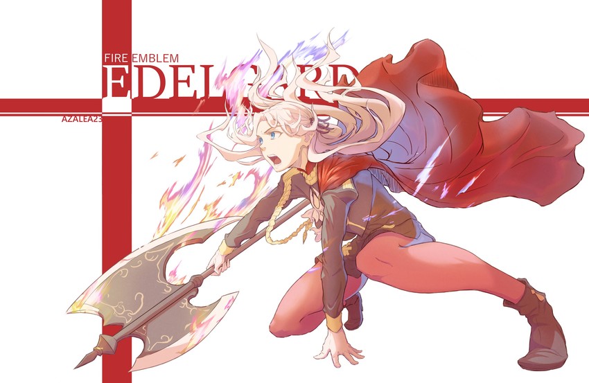 edelgard von hresvelg (fire emblem and 1 more) drawn by jeff_wang
