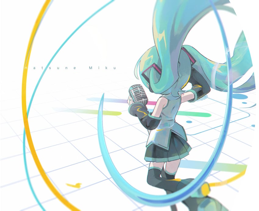 hatsune miku (vocaloid) drawn by morizo_(morizoshop)