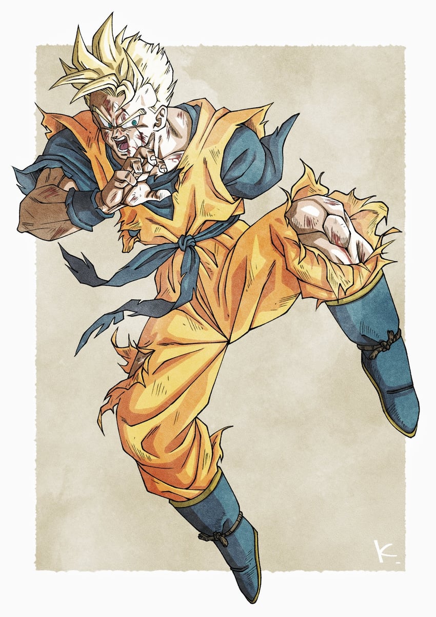 son gohan (dragon ball and 1 more) drawn by kakeru_(dbskakeru)