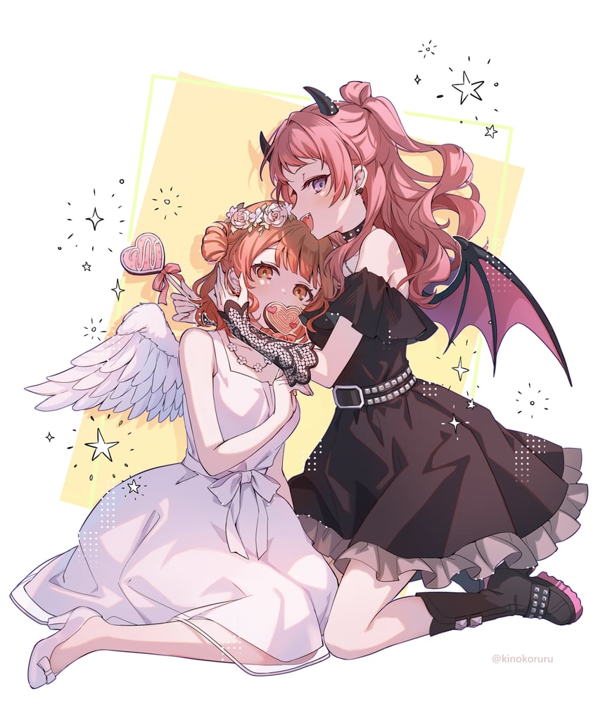 hanami ume and hanami saki (idolmaster and 1 more) drawn by iku2727