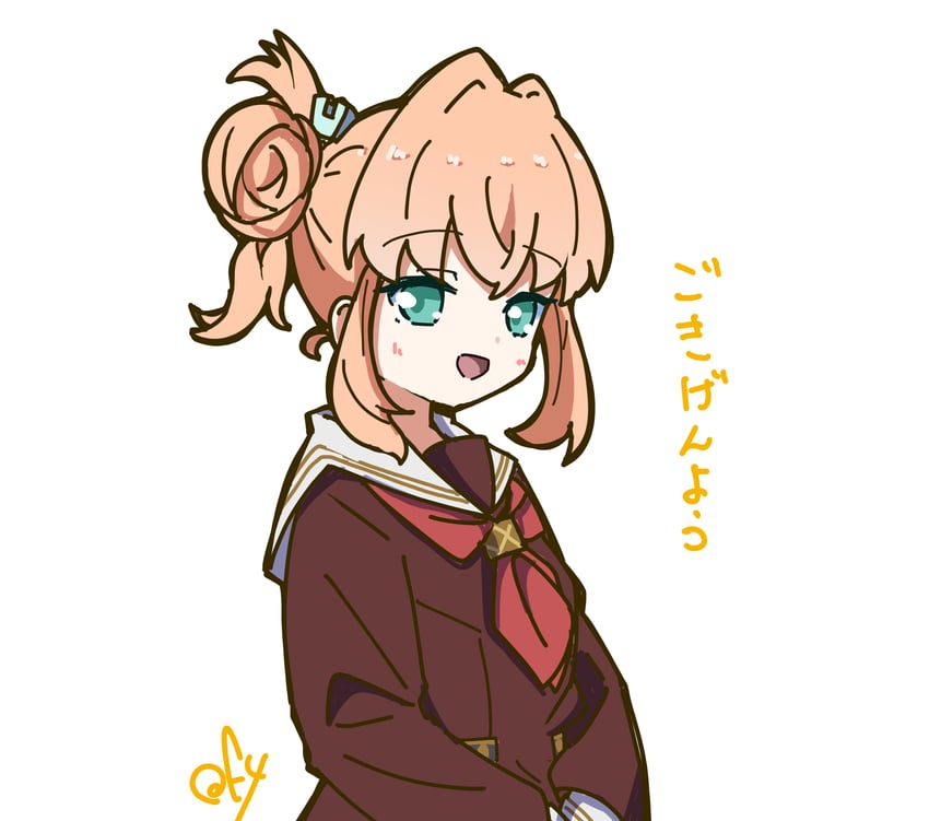 hinoshita kaho and otomune kozue (love live! and 1 more) drawn by oofushi_ao