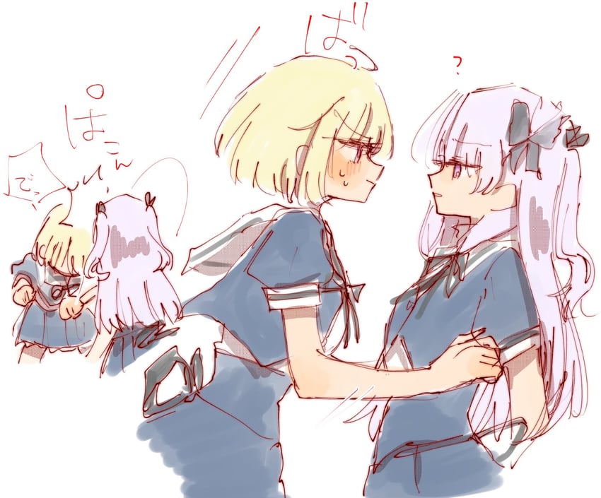 imagawa homare and seike tomoyo (assault lily) drawn by rui_rui_rui0122