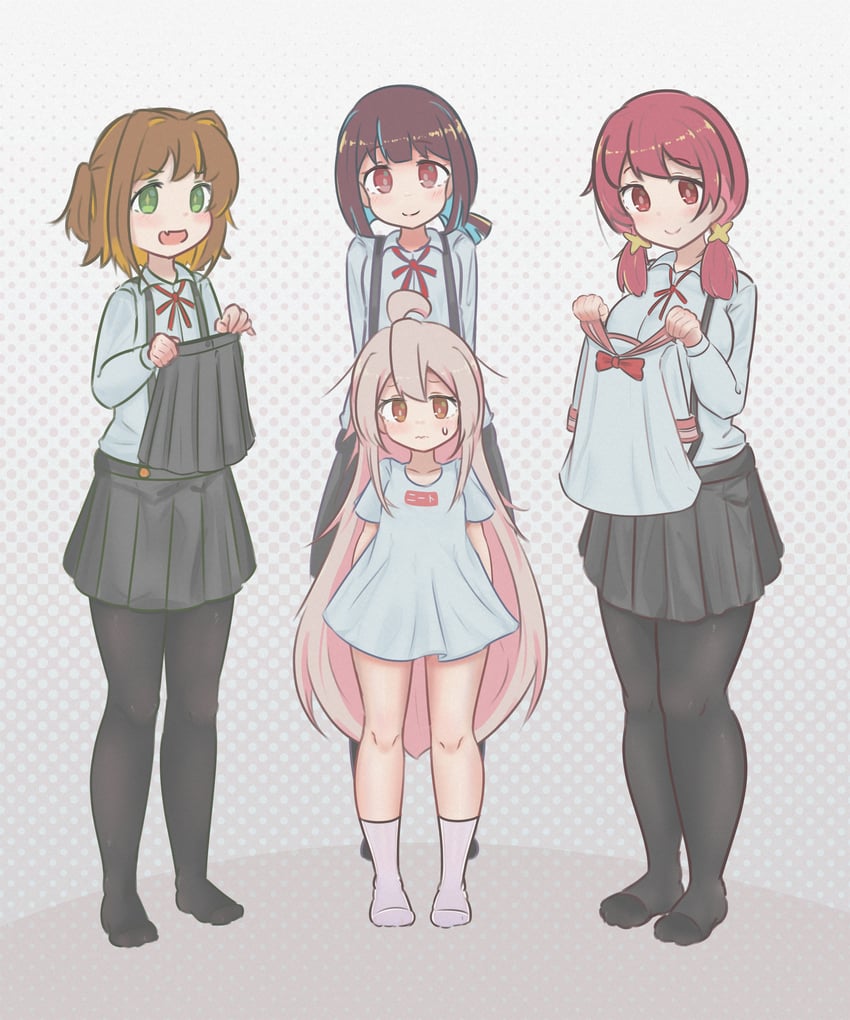 oyama mahiro, hozuki momiji, oka asahi, and murosaki miyo (onii-chan wa oshimai!) drawn by momoku