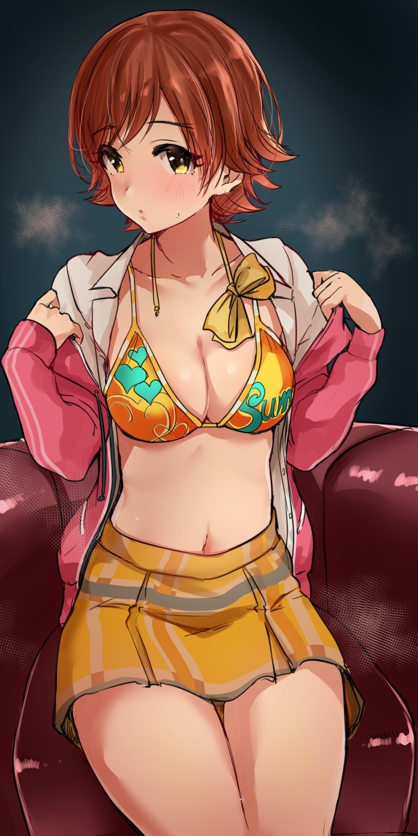 honda mio (idolmaster and 1 more) drawn by murabito_c