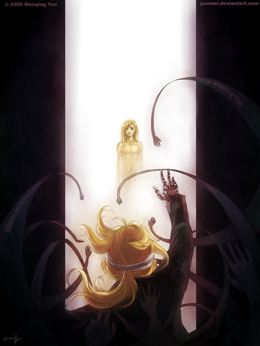 edward elric and alphonse elric (fullmetal alchemist) drawn by yuumei