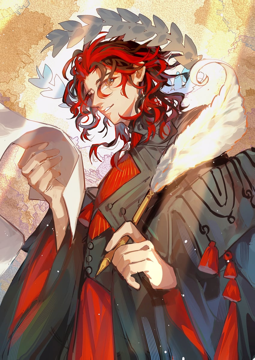 dante alighieri (fate and 1 more) drawn by tenkiame_(myonl)