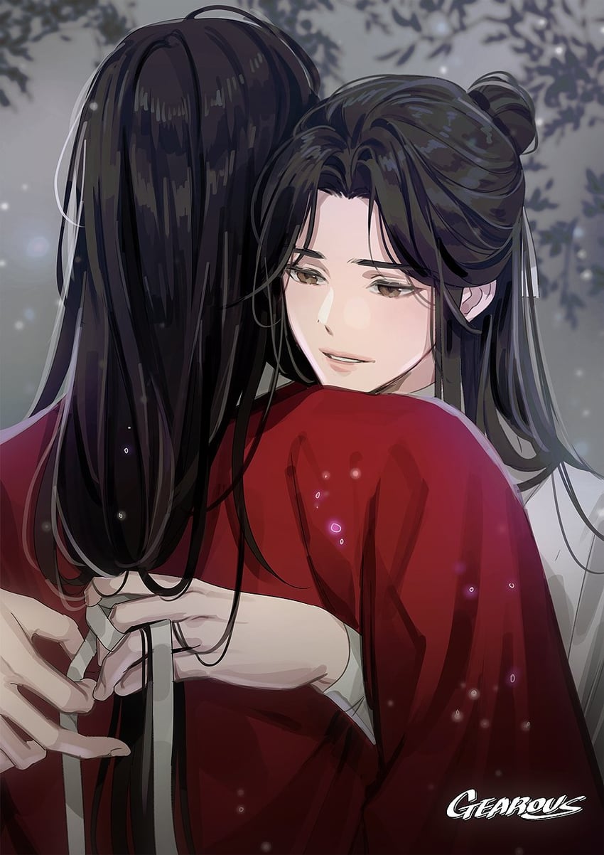 xie lian and hua cheng (tianguan cifu) drawn by gearous