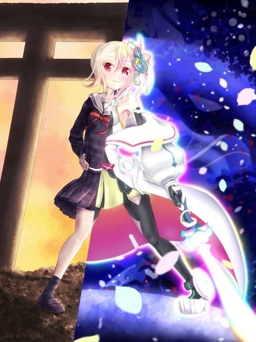 fuyou lilienthal yuuna (fuyou yuuna wa yuusha de nai) drawn by fll0o0