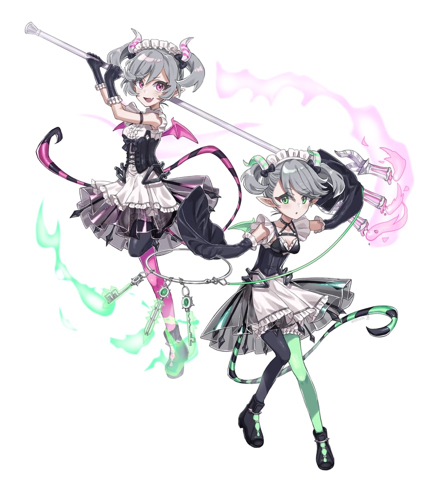 arianna the labrynth servant and arianne the labrynth servant (yu-gi-oh!) drawn by kaichou_(homehome_h)
