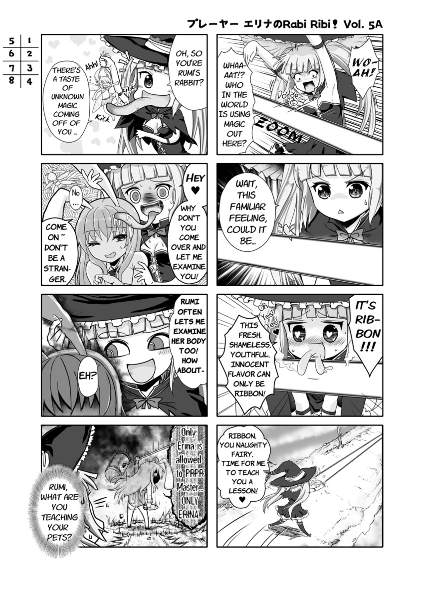 erina, ribbon, and ashuri (rabi-ribi and 1 more) drawn by kfcloud