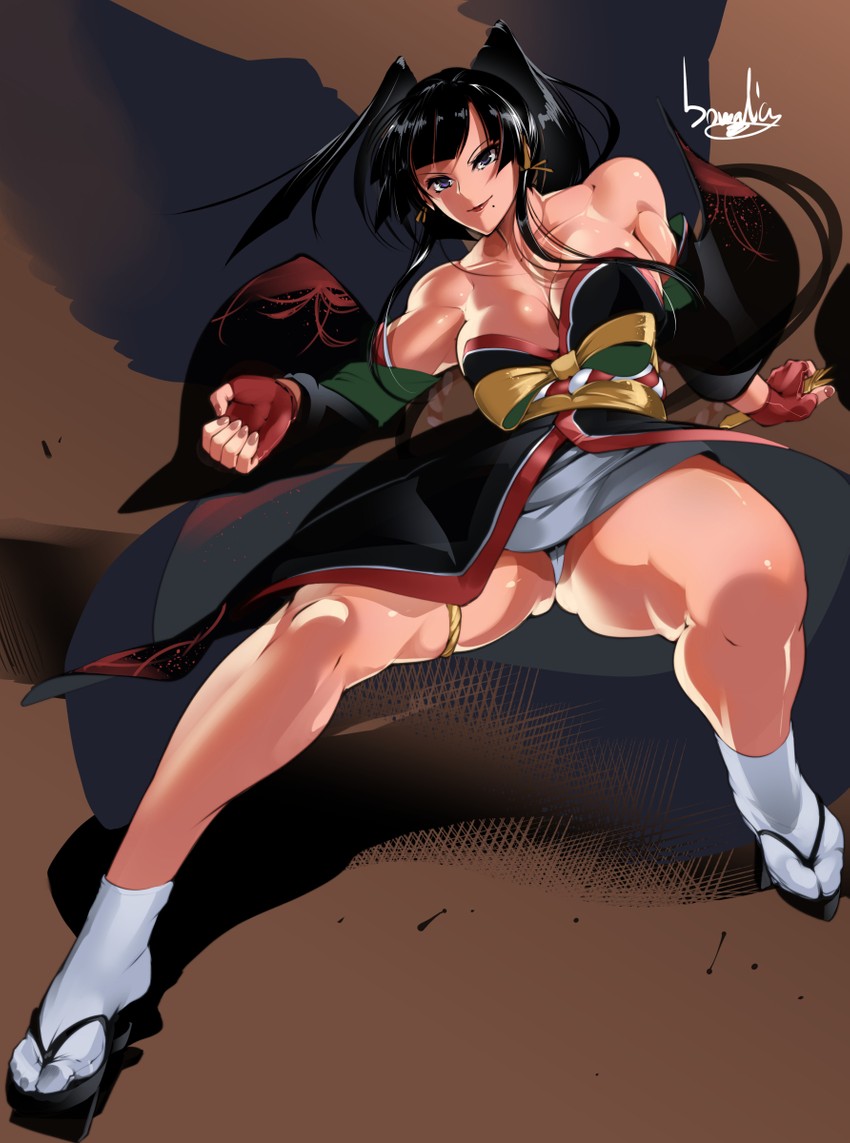 nyotengu (dead or alive and 1 more) drawn by bowalia