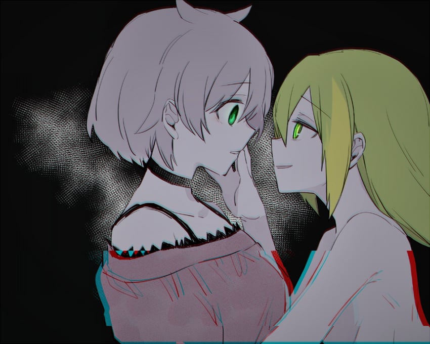 alina gray and azusa mifuyu (mahou shoujo madoka magica and 1 more) drawn by an_sin