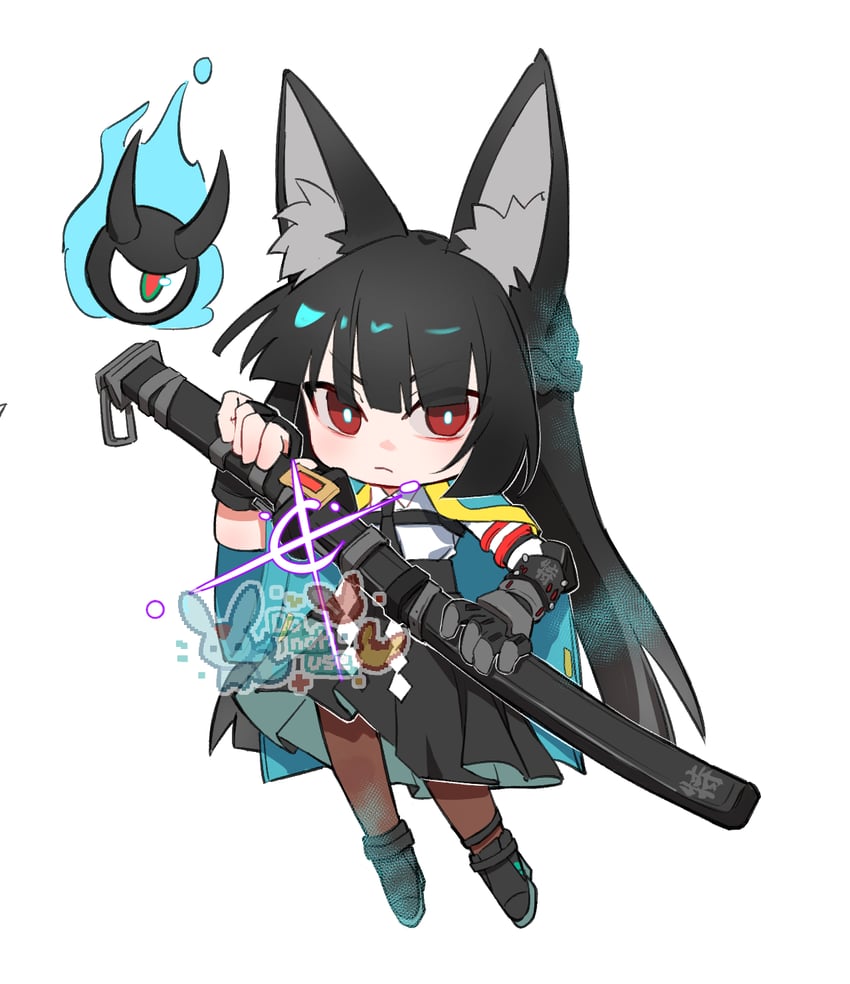 hoshimi miyabi and tailless (zenless zone zero) drawn by kiscript