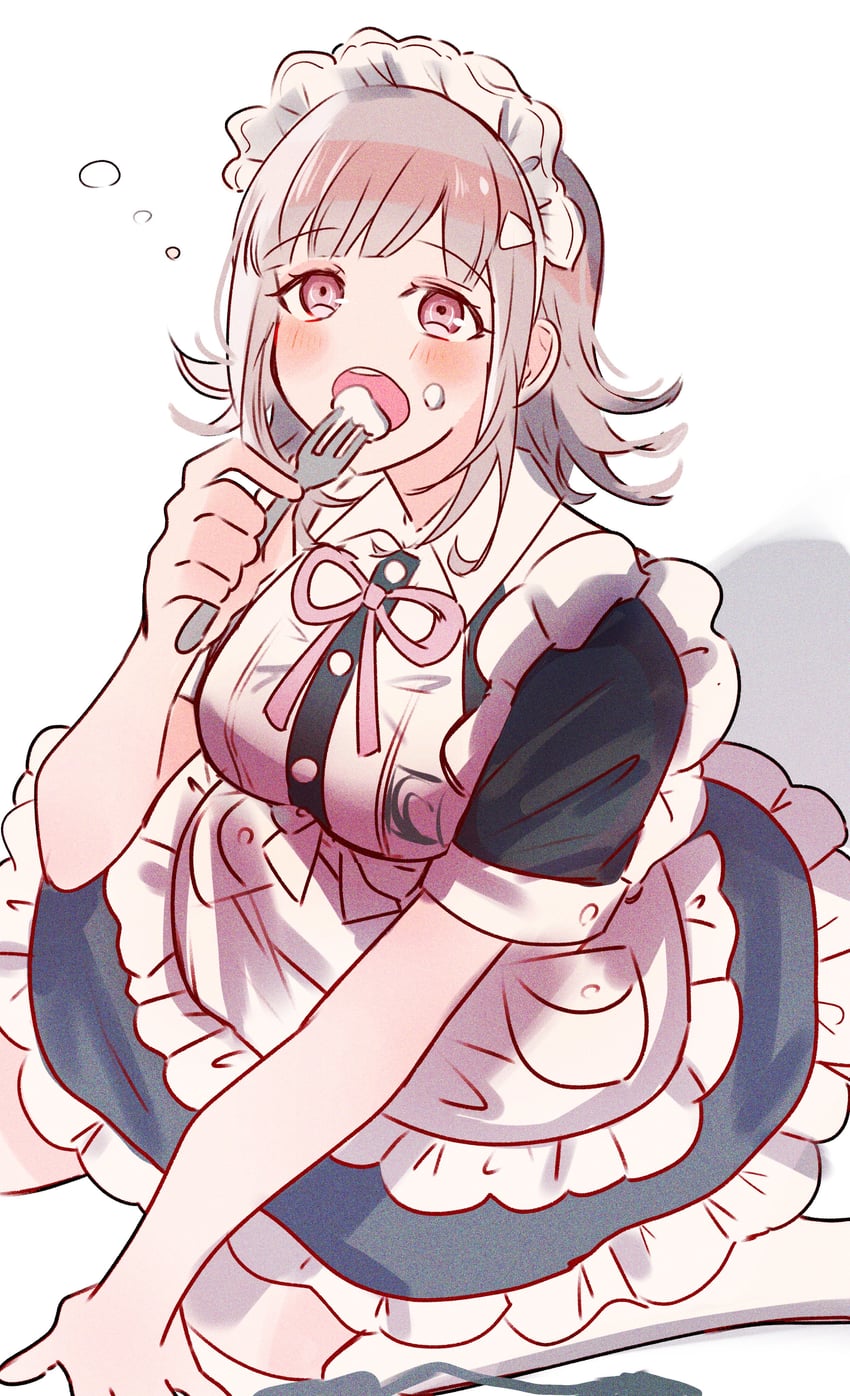 nanami chiaki (danganronpa and 1 more) drawn by momo_inaz
