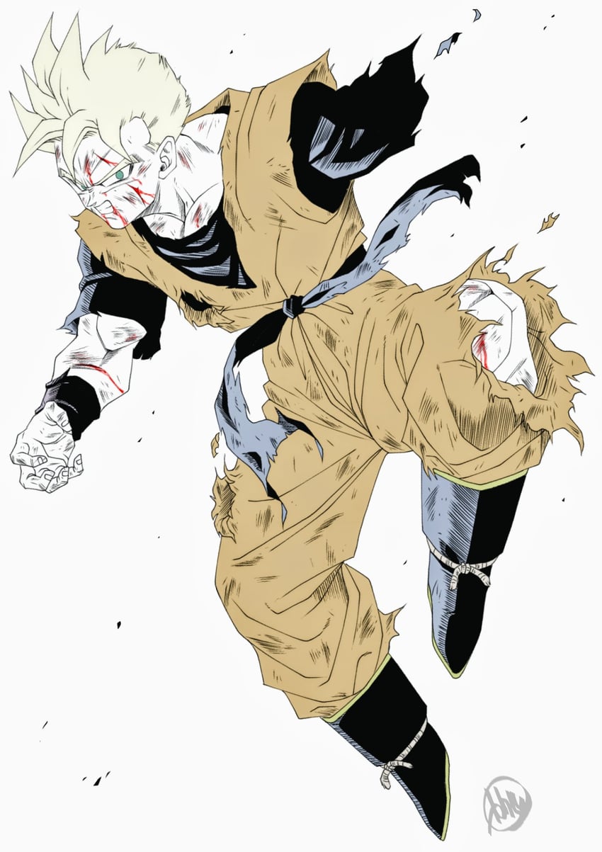 son gohan (dragon ball and 1 more) drawn by kakeru_(dbskakeru)