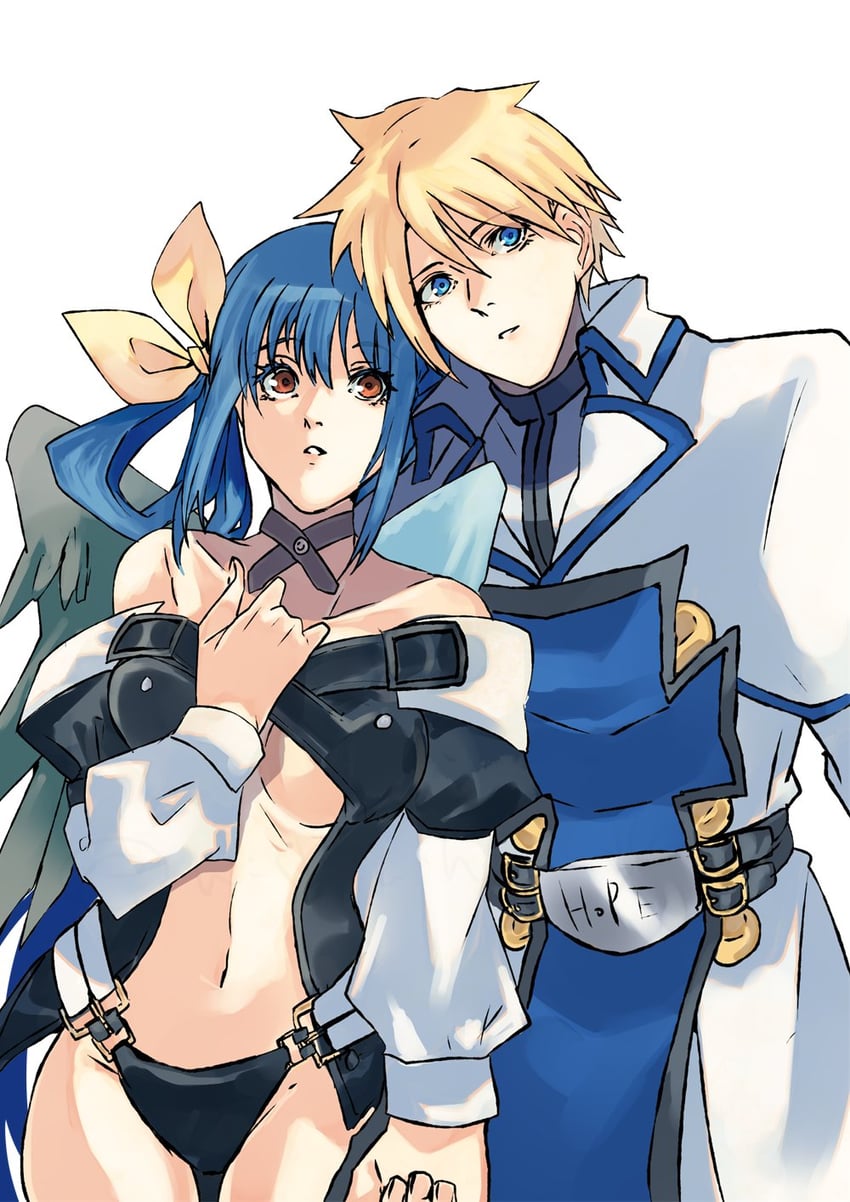dizzy and ky kiske (guilty gear and 2 more) drawn by nishimoto