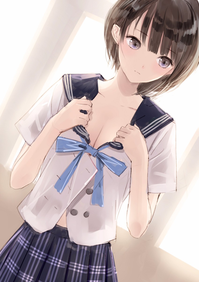 shirai hinako (blue reflection and 1 more) drawn by kishida_mel