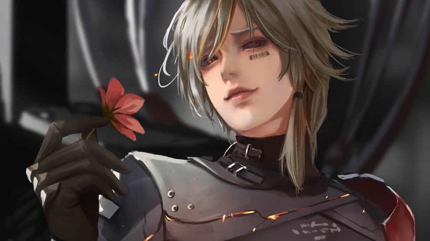 roland and roland: flambeau (punishing: gray raven) drawn by chuantangfeng_draft