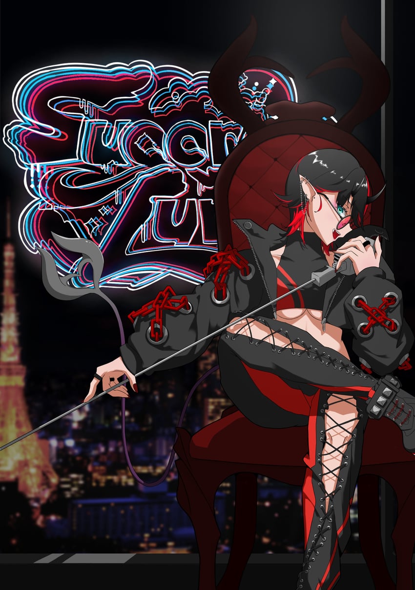 ryugasaki rene (nanashi inc. and 1 more) drawn by 097_rin