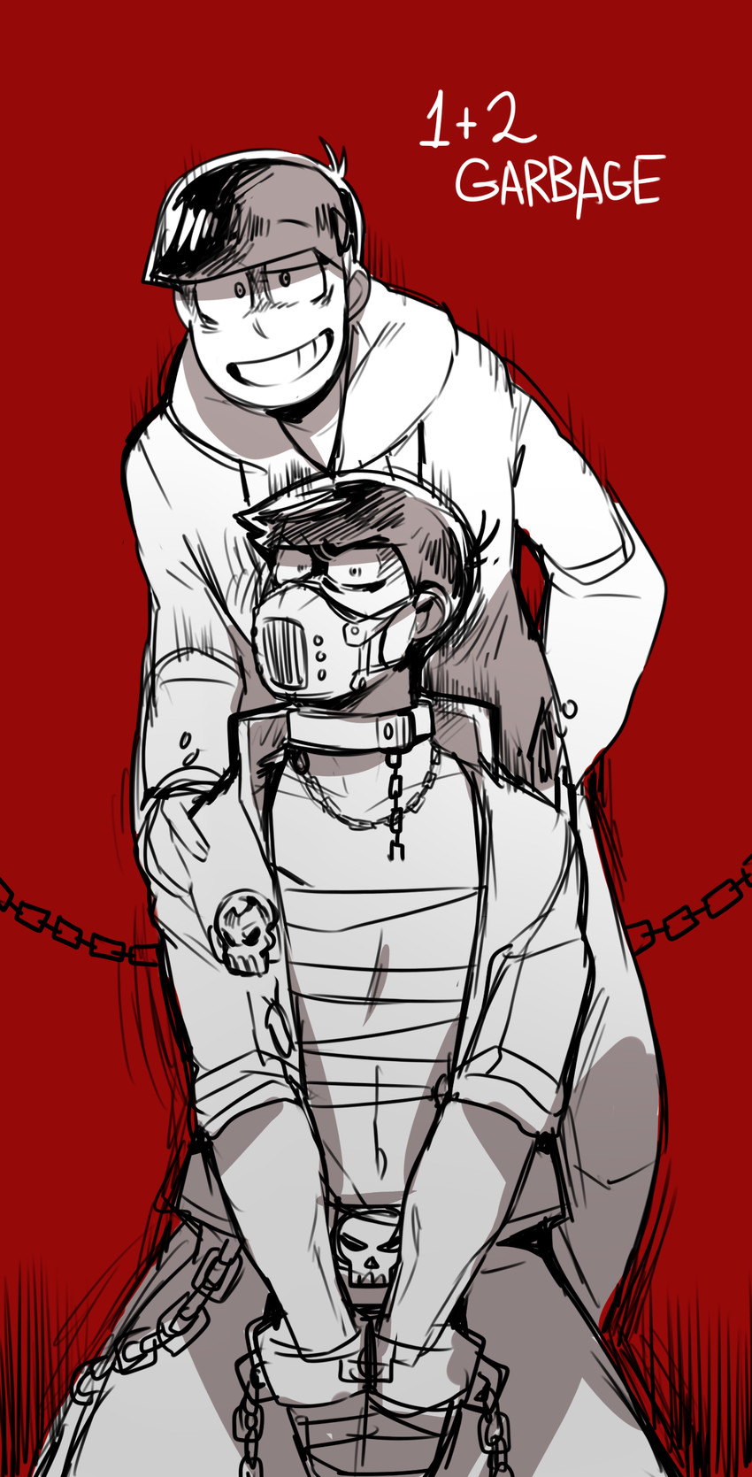 matsuno osomatsu and matsuno karamatsu (osomatsu and 1 more) drawn by nyaph