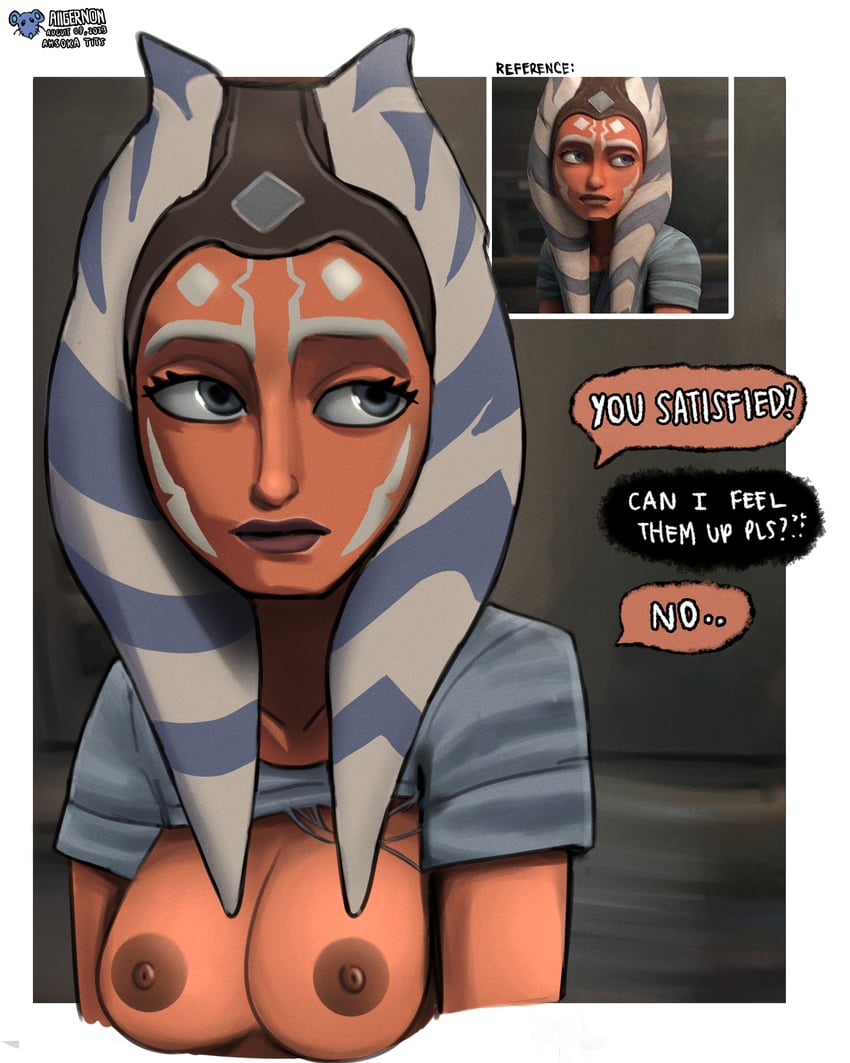 ahsoka tano (star wars and 1 more) drawn by ado9nis