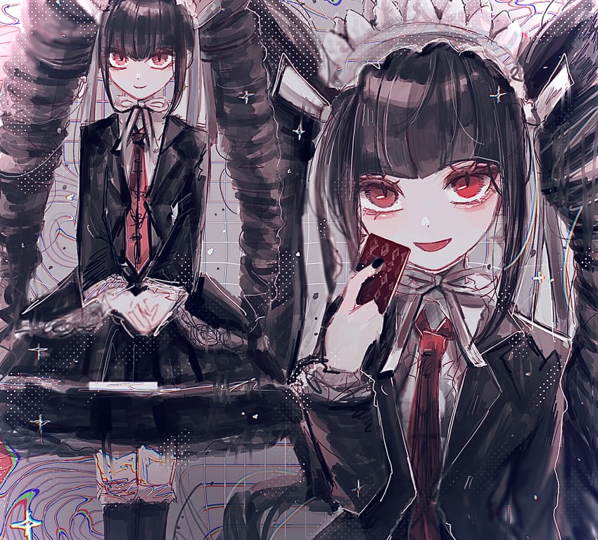 celestia ludenberg (danganronpa and 1 more) drawn by naruse_(nal1525)