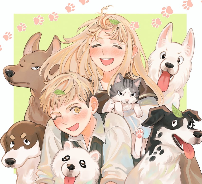 falin touden and laios touden (dungeon meshi) drawn by sasakura34