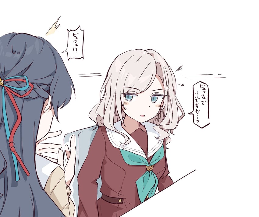 murano sayaka and ceras yanagida lilienfeld (love live! and 1 more) drawn by sio_pasta
